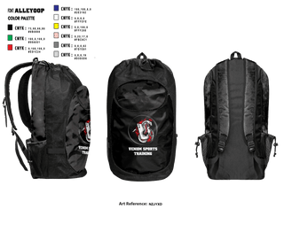 Gear Bag, Venom Sports Training, Men's Basketball, Teamtime, Team time, sublimation, custom sports apparel, team uniforms, spirit wear, spiritwear, sports uniforms, custom shirts, team store, custom team store, fundraiser sports, apparel fundraiser