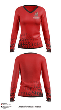 Immokalee High School Swimming 48801182 Women's Long Sleeve V-neck Shirt - 1