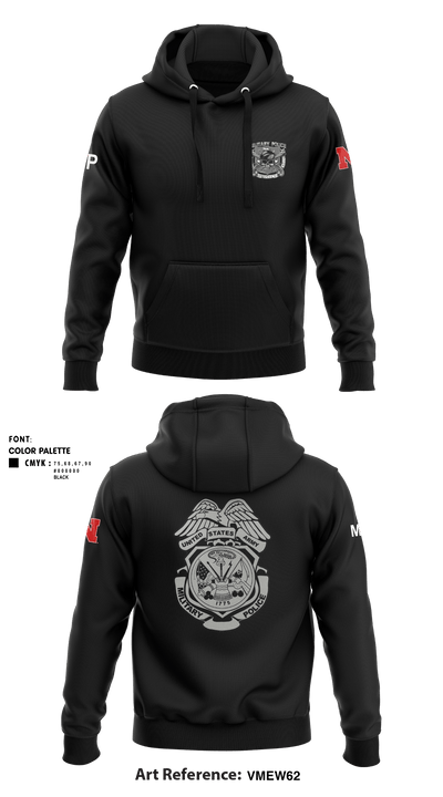1057th MP CO. 88683040 Hoodie - 1