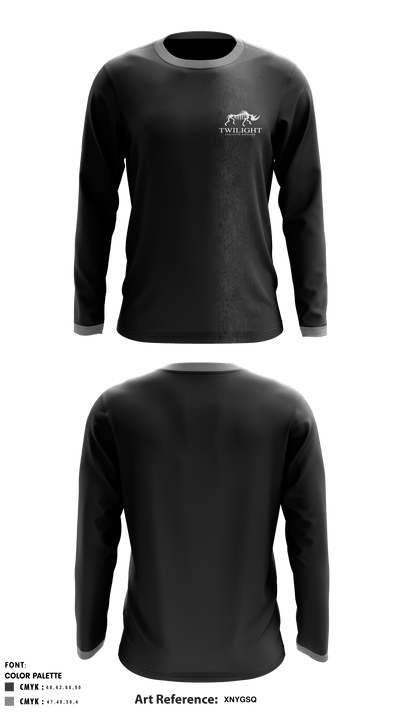 Twilight Executive Services 4698094 Long Sleeve Performance Shirt - 1