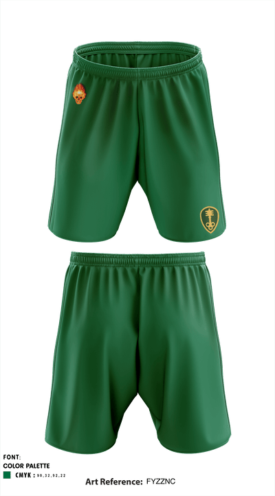 415th MP DET 84570545 Athletic Shorts With Pockets - 1