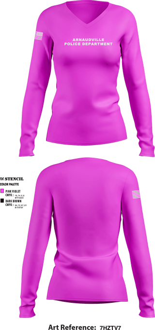 Women's Long Sleeve Vneck Shirt, , Police, Teamtime, Team time, sublimation, custom sports apparel, team uniforms, spirit wear, spiritwear, sports uniforms, custom shirts, team store, custom team store, fundraiser sports, apparel fundraiser