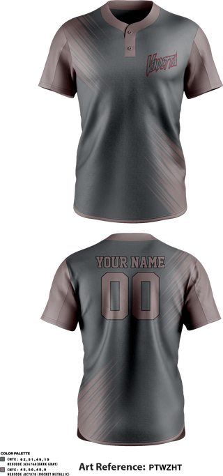 Two Button Softball Jersey, Vendetta Brimhall, Softball, Teamtime, Team time, sublimation, custom sports apparel, team uniforms, spirit wear, spiritwear, sports uniforms, custom shirts, team store, custom team store, fundraiser sports, apparel fundraiser