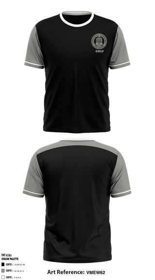 Short Sleeve Performance Shirt, Carbondale Community High School Golf, Golf, Teamtime, Team time, sublimation, custom sports apparel, team uniforms, spirit wear, spiritwear, sports uniforms, custom shirts, team store, custom team store, fundraiser sports, apparel fundraiser
