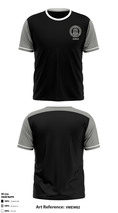 Carbondale Community High School Golf 88872531 Short Sleeve Performance Shirt - 1