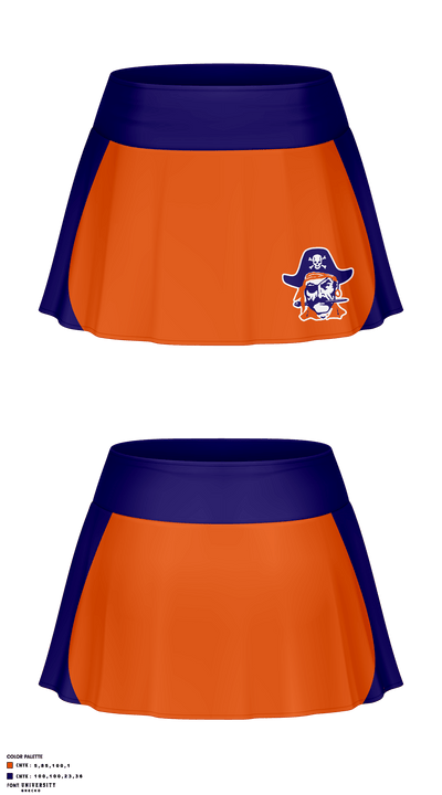 Orange Coast College Cheer 35245430 Skort - 1