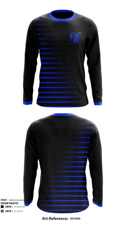 Central Cross Country 338893 Long Sleeve Performance Shirt - 1