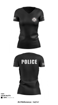 Bay Minette Police Department 41328135 Women's Short Sleeve V-neck Shirt - 6
