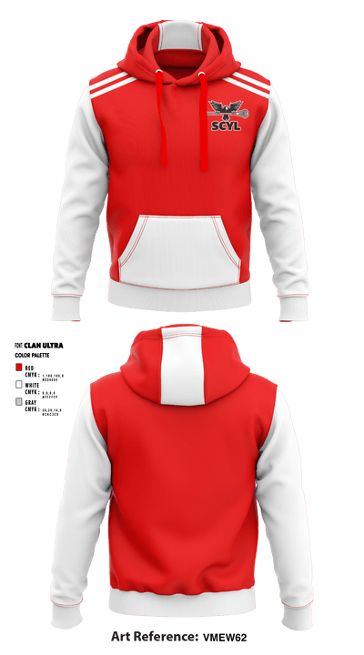Smyrna/Clayton Youth Lacrosse 17819738 Hoodie - 1