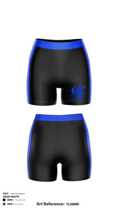 Central Cross Country 338893 Women's Compression Shorts - 1