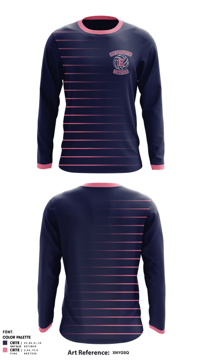 East Grand Rapids High School Water Polo 3670139 Long Sleeve Performance Shirt - 11