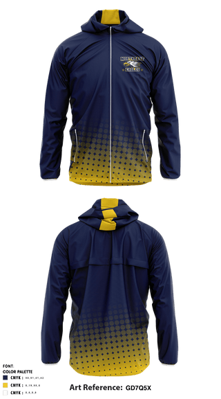 Windbreaker, Northeast High School Swimming, School Spirit Store, Teamtime, Team time, sublimation, custom sports apparel, team uniforms, spirit wear, spiritwear, sports uniforms, custom shirts, team store, custom team store, fundraiser sports, apparel fundraiser