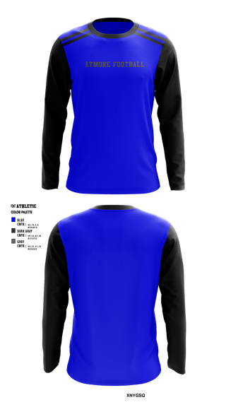 Long Sleeve Performance Shirt, Atmore, Football, Teamtime, Team time, sublimation, custom sports apparel, team uniforms, spirit wear, spiritwear, sports uniforms, custom shirts, team store, custom team store, fundraiser sports, apparel fundraiser