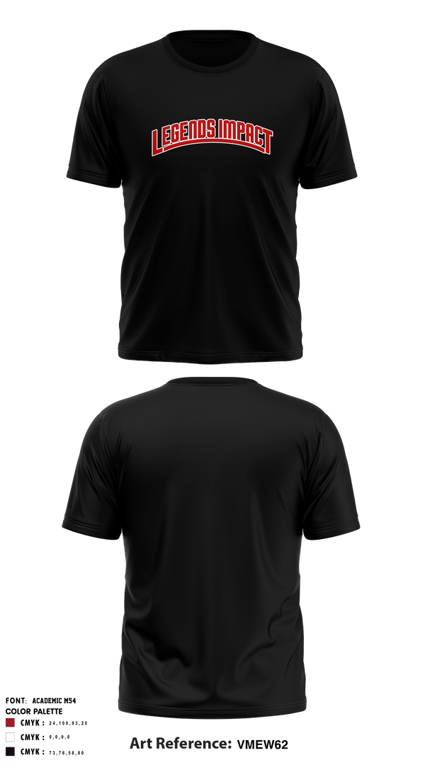 Legends Impact 35064941 Short Sleeve Performance Shirt - 4