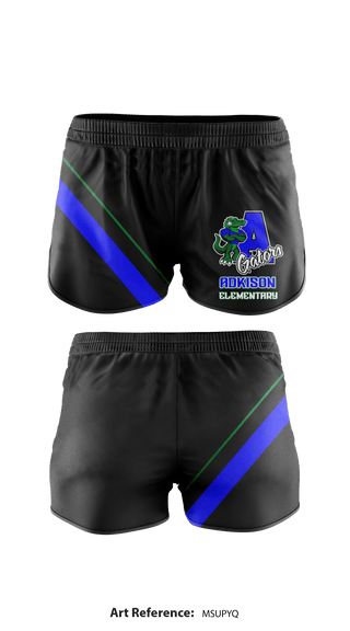 Women's Shorts, Adkison Elementary, School Spirit Store, Teamtime, Team time, sublimation, custom sports apparel, team uniforms, spirit wear, spiritwear, sports uniforms, custom shirts, team store, custom team store, fundraiser sports, apparel fundraiser