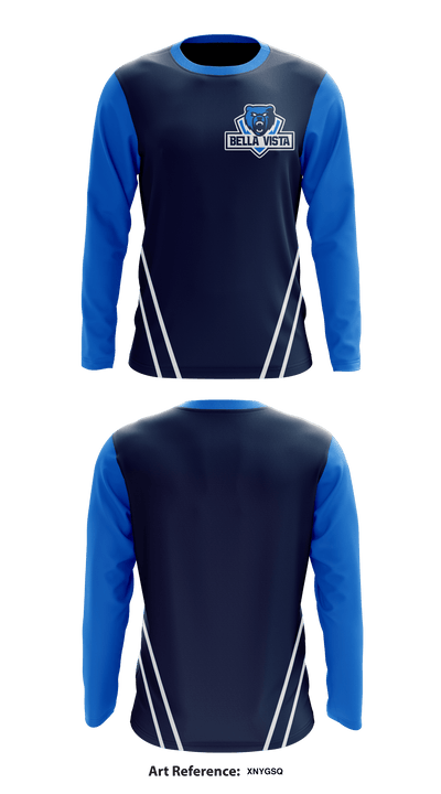 Bella Vista College Preparatory School 18612853 Long Sleeve Performance Shirt - 1