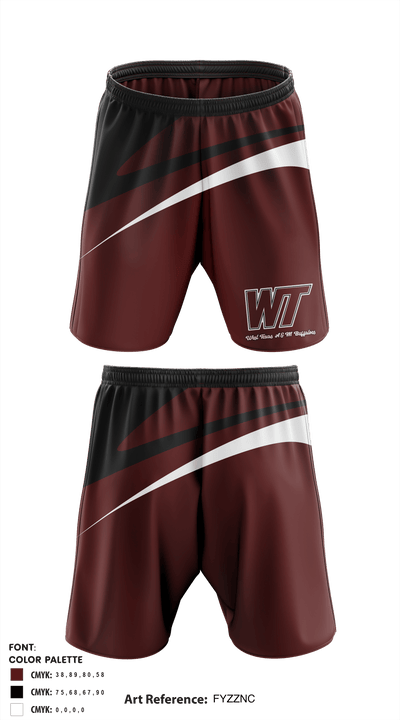 West Texas A&M Buffaloes 79019549 Athletic Shorts With Pockets - 1
