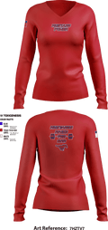 Nixon Smiley Powerlifting 50185525 Women's Long Sleeve V-neck Shirt - 5 (1)