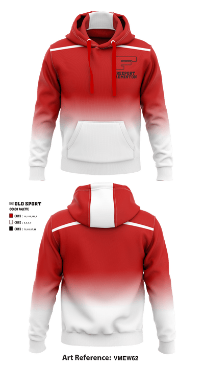 Freeport High School Badminton 65424320 Hoodie - 1
