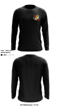 Zed Key Finger Guns 88796848 Long Sleeve Performance Shirt - 1