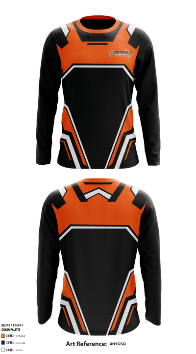 Carterville Youth Football 5701784 Long Sleeve Performance Shirt - 1