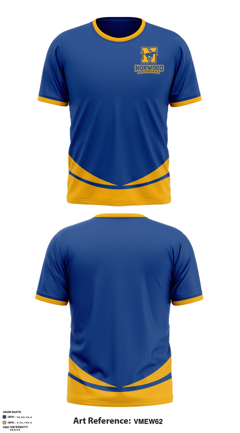 Short Sleeve Performance Shirt, Norwood High School Ice Hockey, Hockey, Teamtime, Team time, sublimation, custom sports apparel, team uniforms, spirit wear, spiritwear, sports uniforms, custom shirts, team store, custom team store, fundraiser sports, apparel fundraiser