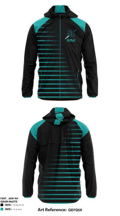 Spanaway Lake High School Cross Country 80277463 Windbreaker - 1