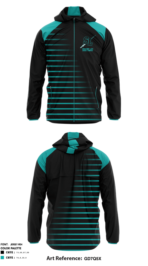 Windbreaker, Spanaway Lake High School Cross Country, Cross Country, Teamtime, Team time, sublimation, custom sports apparel, team uniforms, spirit wear, spiritwear, sports uniforms, custom shirts, team store, custom team store, fundraiser sports, apparel fundraiser