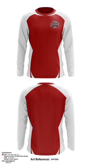Long Sleeve Performance Shirt, NWBP Girls Basketball League, Men's Basketball, Teamtime, Team time, sublimation, custom sports apparel, team uniforms, spirit wear, spiritwear, sports uniforms, custom shirts, team store, custom team store, fundraiser sports, apparel fundraiser