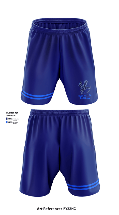 Deer Valley High School Baseball 11969227 Athletic Shorts With Pockets - 1