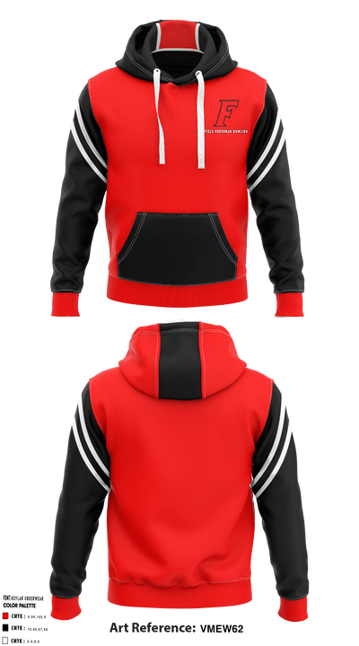 Fairfield Freshman High School Bowling 4031604 Hoodie - 1