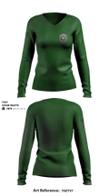 Military Police 44714913 Women's Long Sleeve V-neck Shirt - 1