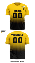 Kinder Middle School Football 70942895 Short Sleeve Performance Shirt - 2