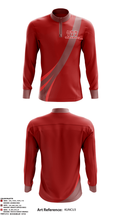 777 Towing And Recovery 63399274 Quarter Zip Jacket - 1