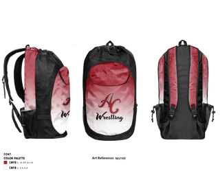 Gear Bag, Abby-Colby Wrestling, Wrestling, Teamtime, Team time, sublimation, custom sports apparel, team uniforms, spirit wear, spiritwear, sports uniforms, custom shirts, team store, custom team store, fundraiser sports, apparel fundraiser