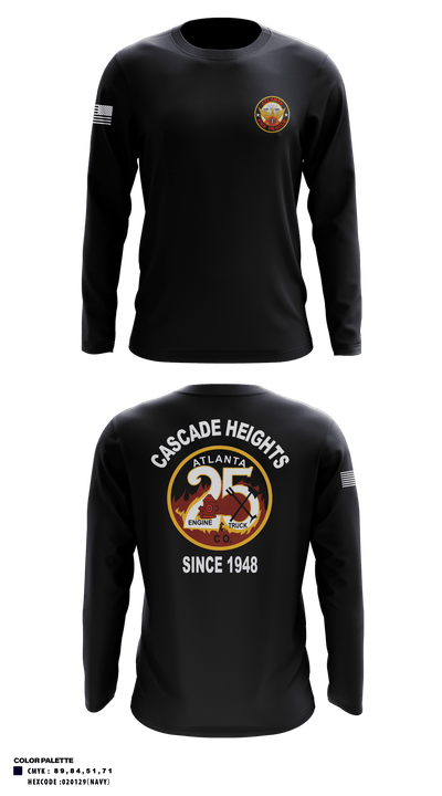 AFRD Company 25 95984984 Long Sleeve Performance Shirt - 3