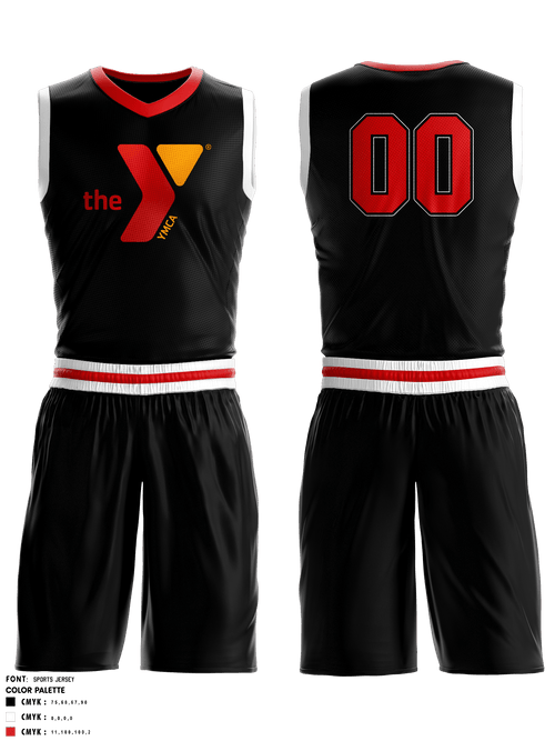 Basketball Uniform, YMCA of Greater Louisville Youth Sports, School Spirit Store, Teamtime, Team time, sublimation, custom sports apparel, team uniforms, spirit wear, spiritwear, sports uniforms, custom shirts, team store, custom team store, fundraiser sports, apparel fundraiser