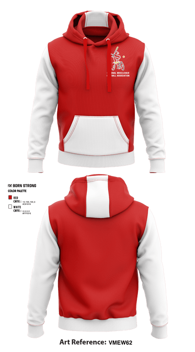 National Wheelchair Softball Association 20633410 Hoodie - 2
