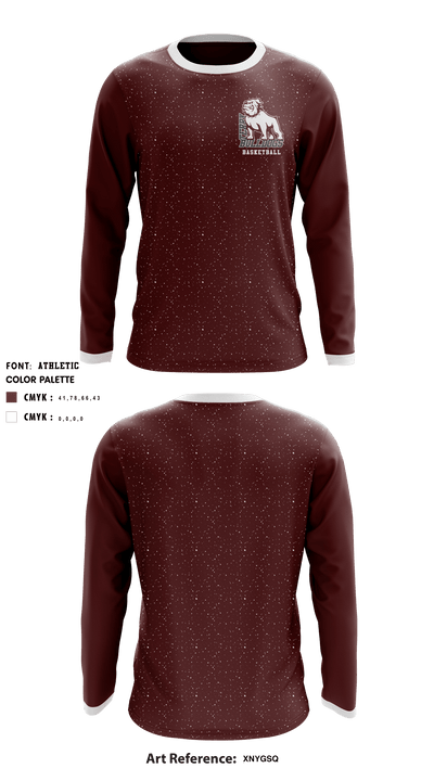 Terry High School Basketball 10817716 Long Sleeve Performance Shirt - 1