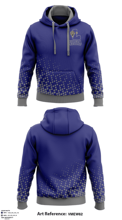 Luella High School Swimming 42999837 Hoodie - 1