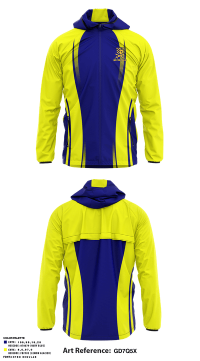 Riverdale Baptist High School 8850685 Windbreaker - 1