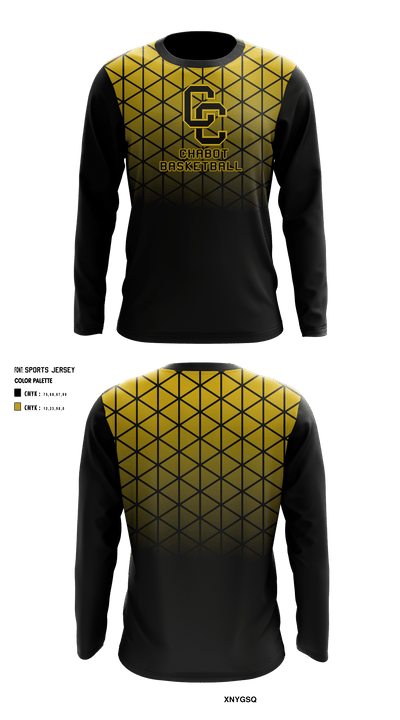 Chabot College Basketball 78764786 Long Sleeve Shooting Shirt - 1