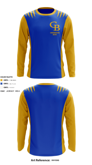 Long Sleeve Performance Shirt, Conshohocken Youth Football, Football, Teamtime, Team time, sublimation, custom sports apparel, team uniforms, spirit wear, spiritwear, sports uniforms, custom shirts, team store, custom team store, fundraiser sports, apparel fundraiser