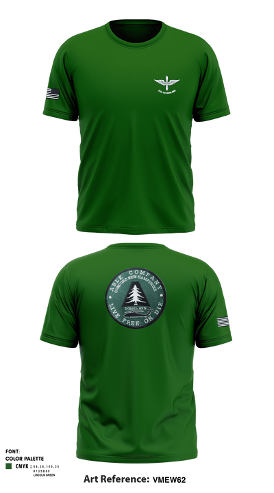 A Co 1st 169th AVN 4281212 Short Sleeve Performance Shirt - 1