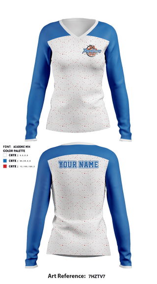 Women's Long Sleeve Vneck Shirt, Parkview High School Basketball, Women's Basketball, Teamtime, Team time, sublimation, custom sports apparel, team uniforms, spirit wear, spiritwear, sports uniforms, custom shirts, team store, custom team store, fundraiser sports, apparel fundraiser