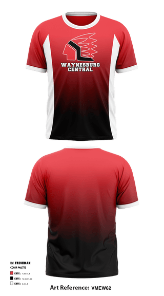 Short Sleeve Performance Shirt, Waynesburg Central High School Cheer, School Spirit Store, Teamtime, Team time, sublimation, custom sports apparel, team uniforms, spirit wear, spiritwear, sports uniforms, custom shirts, team store, custom team store, fundraiser sports, apparel fundraiser