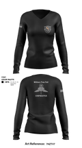 5th Special Forces Group 64398328 Women's Long Sleeve V-neck Shirt - 4