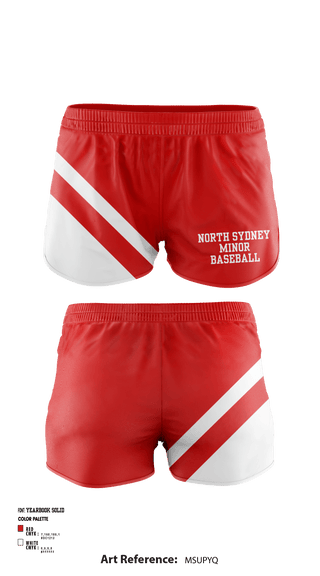 Women's Shorts, North Sydney Minor Baseball, Baseball, Teamtime, Team time, sublimation, custom sports apparel, team uniforms, spirit wear, spiritwear, sports uniforms, custom shirts, team store, custom team store, fundraiser sports, apparel fundraiser