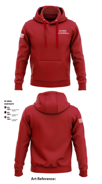50th MRBC, 5th En Bn, 36th En Brigade 1380000 Hoodie - 1