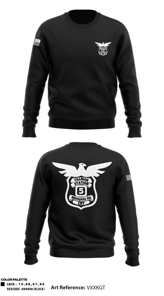 Crew Neck Sweatshirt, , Police, Teamtime, Team time, sublimation, custom sports apparel, team uniforms, spirit wear, spiritwear, sports uniforms, custom shirts, team store, custom team store, fundraiser sports, apparel fundraiser